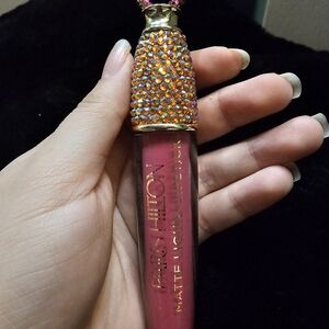 Paris Hilton Glittering Pink Matte Lipstick